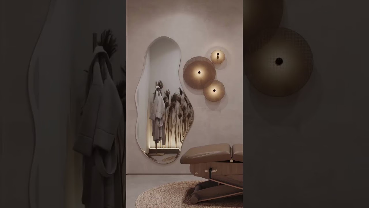 SPA Interior Design Ideas | SPA at Home | Looking Mirror Design | SPA Music | SPA massage center