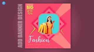 Social Media Post Design on mobile | Pixellab tutorial screenshot 2