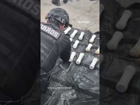 Decomisan explosivos a maestros que arribaron a la CDMX para sumarse a marchas