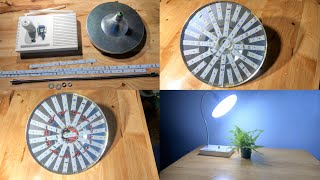 Reuse old router and broken LED bulb to make a super bright desk lamp