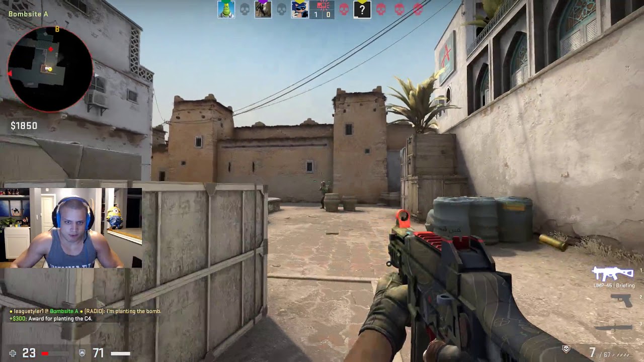 Tyler1 plays CS:GO With Xqc, M0xyy, Macaiya and Adeptthebest