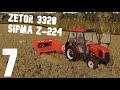 Powrót na gospodarstwo #7 - Pożyczyłem Zetora 3320 od sąsiada z prasą Sipma Z-224 - prasujemy słomę