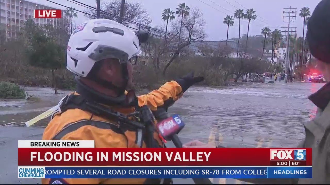 Several San Diego County roads, schools closed after heavy rain ...