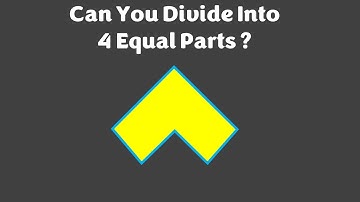 Can You Divide Into 4 Equal Parts - Matchstick Puzzles