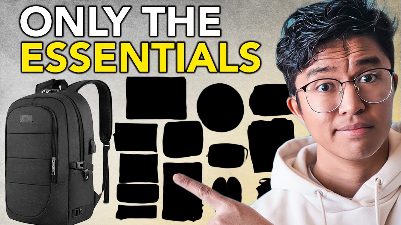 10 Minimalist Packing Tips Airlines DONT Want You Knowing YouTube