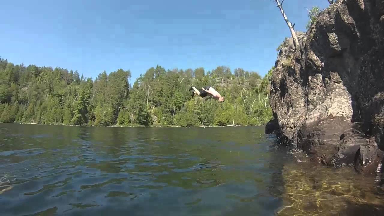 BWCA August 2013 Cliff Jumping YouTube BWCA August 2013 Cliff Jumping YouTube