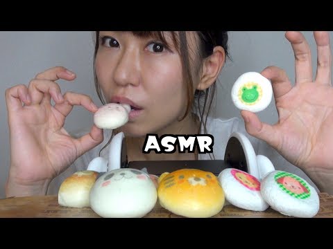【ASMR】動物マシュマロ&焼き菓子を食べる音【3DIO】