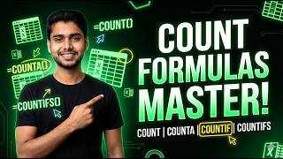 COUNT vs COUNTA vs COUNTIF – Excel Formulas Made Easy 🔥