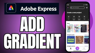 How to Add Gradient on Adobe Express 2025?