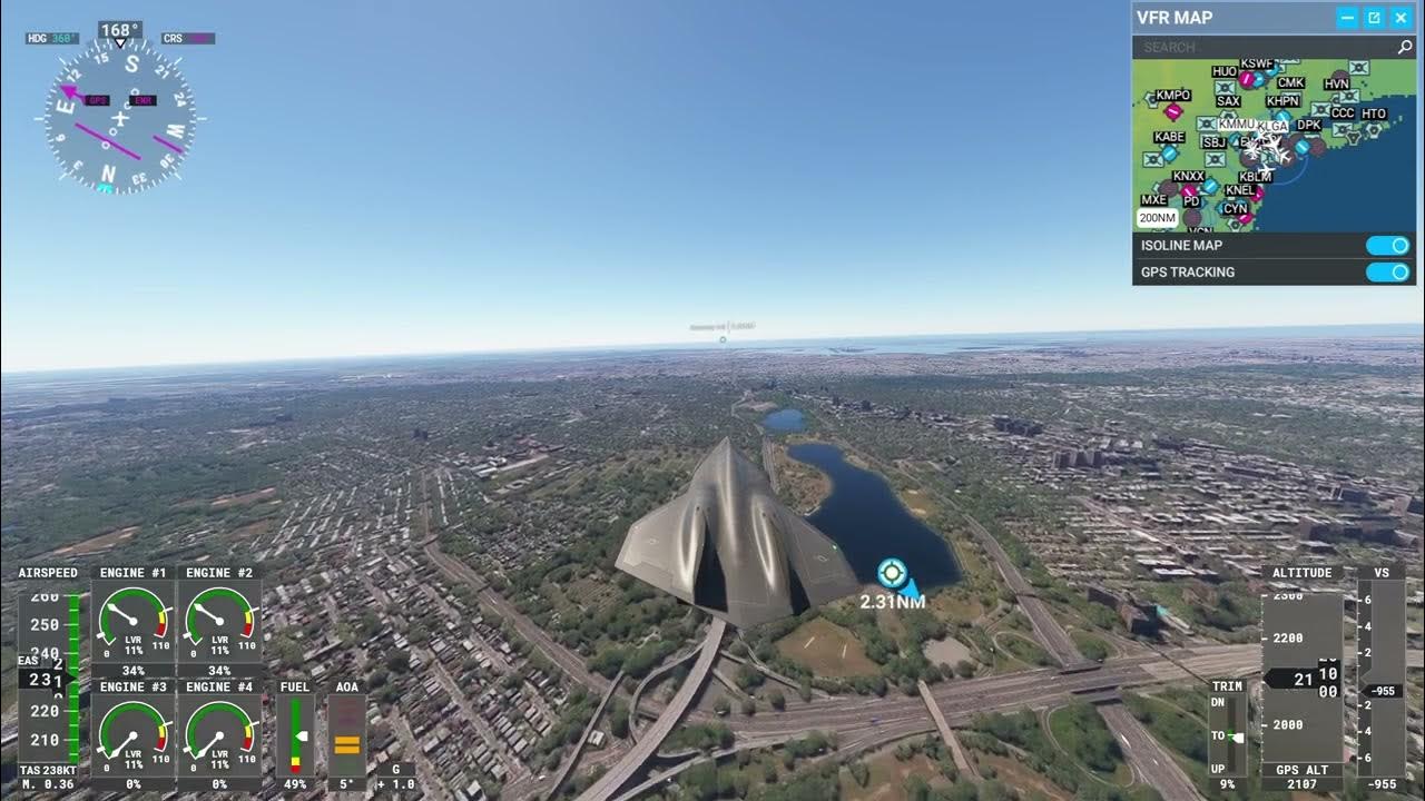 MSFS 2020 Darkstar from Morristown to New york, Laguardia YouTube