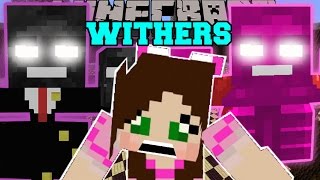 Minecraft: MO' WITHERS (RICH WITHER, WITHER GIRL, & VOID WITHER!) Mod Showcase