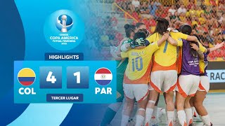 COLOMBIA 4-1 PARAGUAY | Highlights | CONMEBOL Copa América Futsal Femenina 2025™