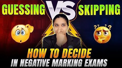 CUET PG | IIT JAM Physics Strategy & Important Tips - How to Avoid Negative Marking