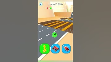 Shape Shifting 2 GAMEPLAY Level No -1896 Walkthrough - New Update Car Racing #Shorts #ShapeShifting