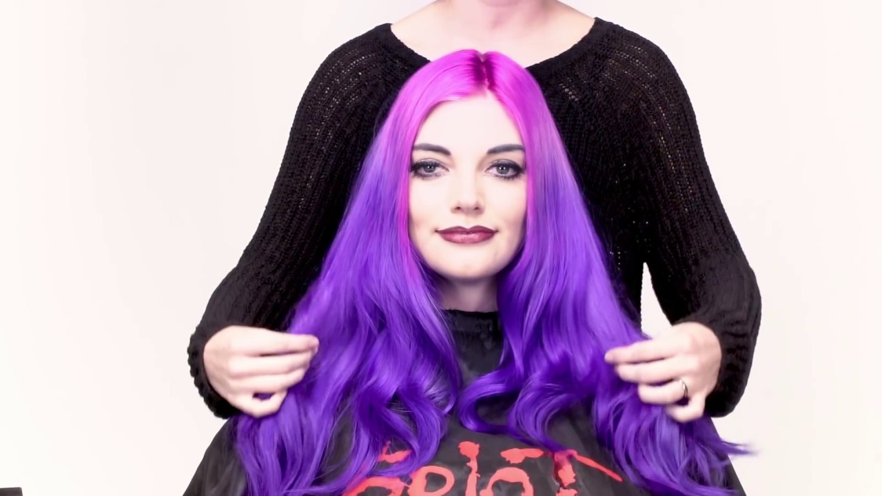 splat hair dye blue ombre review