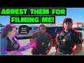 Karens get police to arrest us for filming them investigative journalism at its finest 1a bcnn