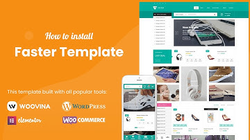 How to install Faster - Multipurpose Ecommerce Website Template