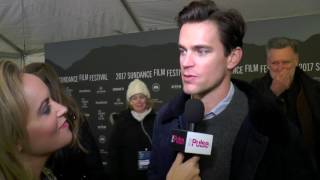 Matt Bomer Walking Out Sundance