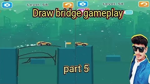 Draw bridge gameplay impossible level Android iOS part 5 #SmartGamerVlogs