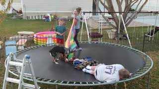 Kids On Trampoline Jake Puking3