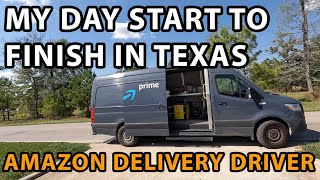 My Day, START TO FINISH, Amazon Delivery Driver