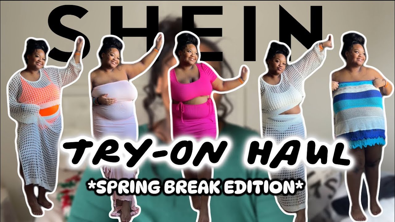 SHEIN TRY ON SPRING HAUL 2024 *Plus and Midsize Friendly* ♡ - YouTube