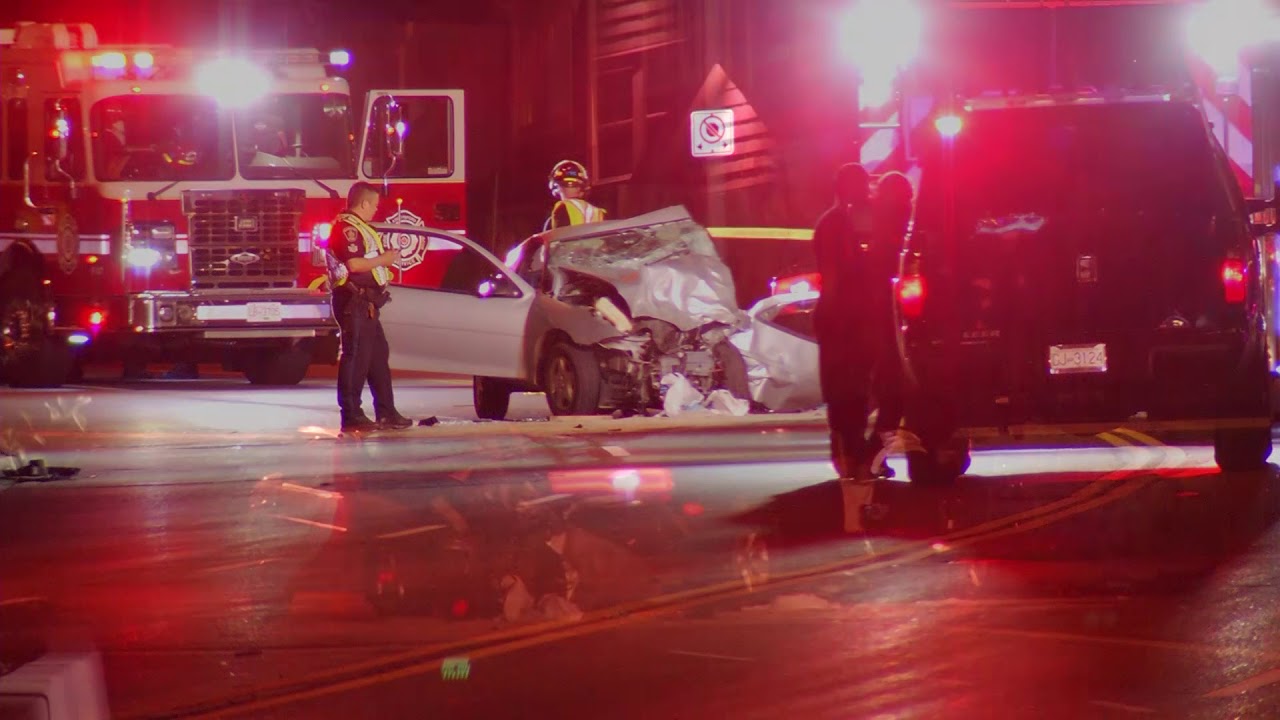 Head on crash kills one and sends another to hospital - YouTube