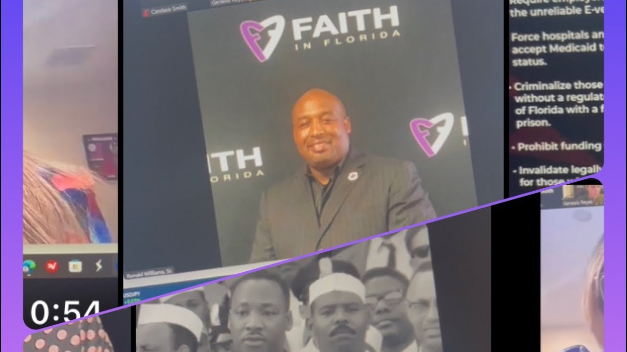 Highlights - Faith in Florida community and clergy discussing changes in Florida legislature.