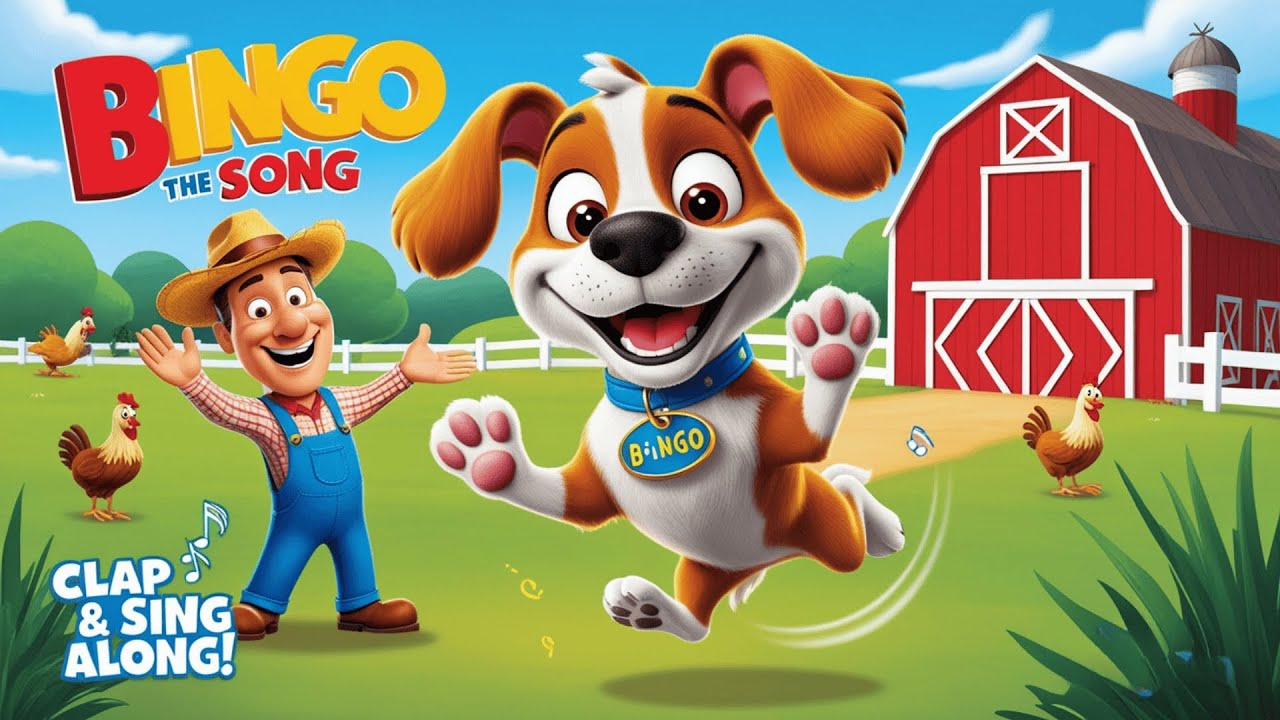 Bingo Song Nursery Rhyme for kids - YouTube
