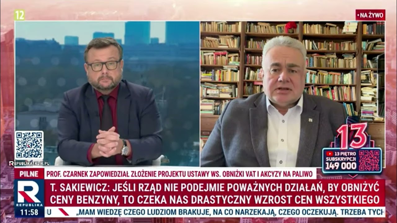 Sakiewicz ostrzega: „Ceny wszystkiego wystrzelą, jeśli Tusk nie obniży paliwa!” | A. Klarenbach