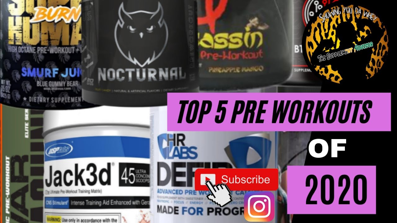 Top 5 Preworkouts of 2020 you have to try YouTube