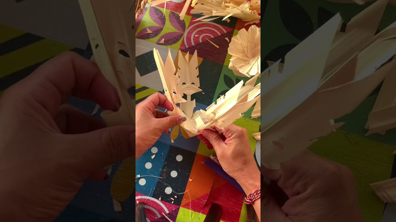 sampian memeri/bebek,perebuan( dari busung ibung)