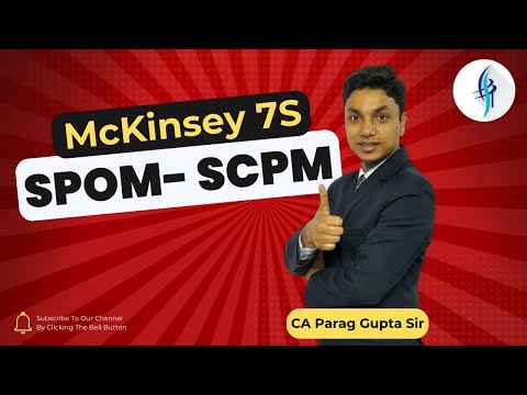 SPOM- SCPM: McKinsey 7S Simplified by CA Parag Gupta