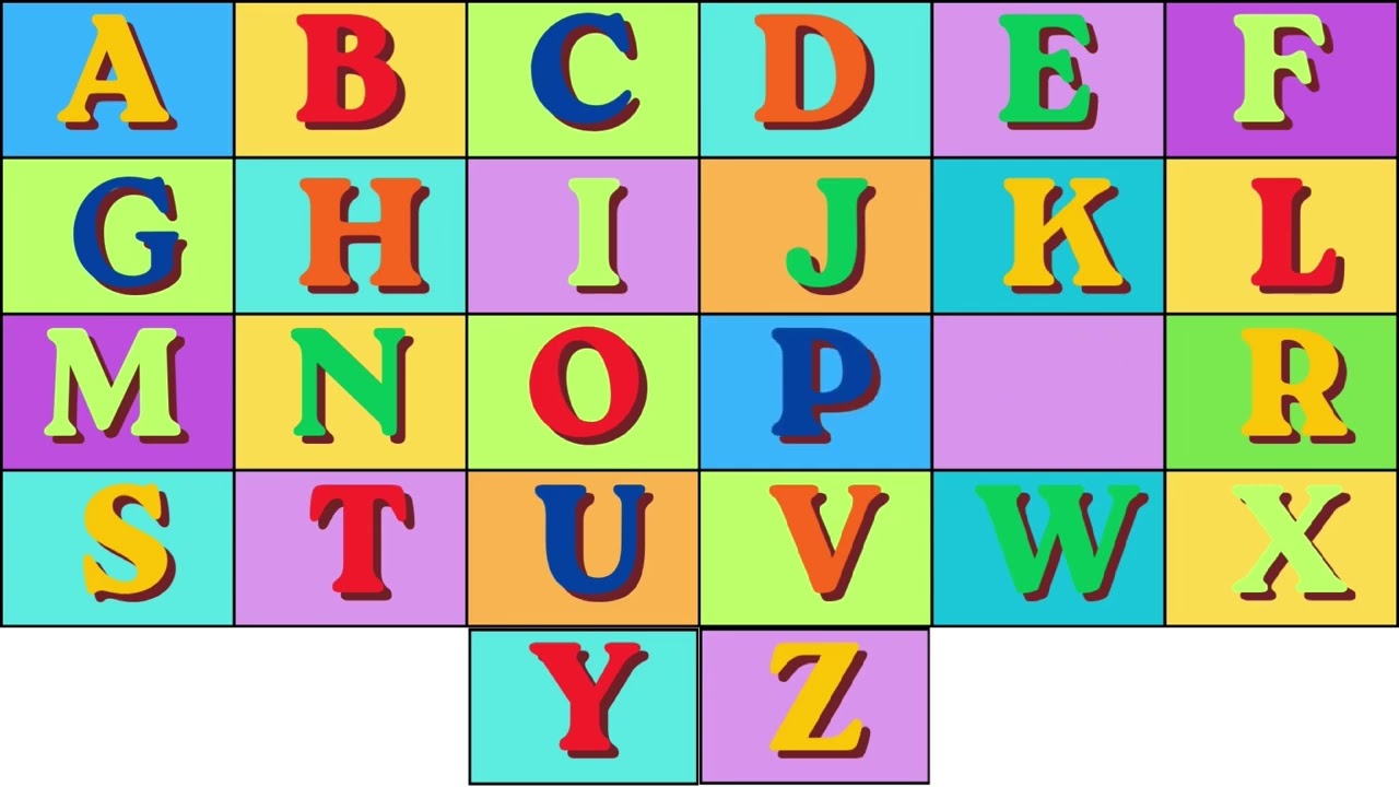 Learn A to Z | ABCDEFGHIJKLMNOPQRSTUVWXYZ - YouTube