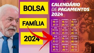 BOLSA FAMÍLIA CALENDÁRIO BOLSA FAMÍLIA 2024 POR ESSA NINGUÉM ESPERAVA ANTECIPADO FINAL DO ANO