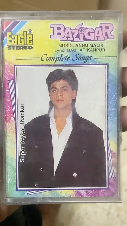 Baazigar Eagle Jhankar Audio Cassette #shortvideo #viral #venus #bollywood #audiotape #srk