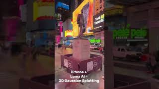iPhone + Luma AI for easy 3D Gaussian Splatting!