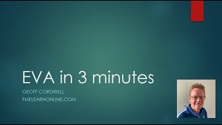 ACCA APM: EVA in Three Minutes