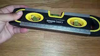 Amazon Basics 9 Inch Magnetic Torpedo Level and Ruler Review