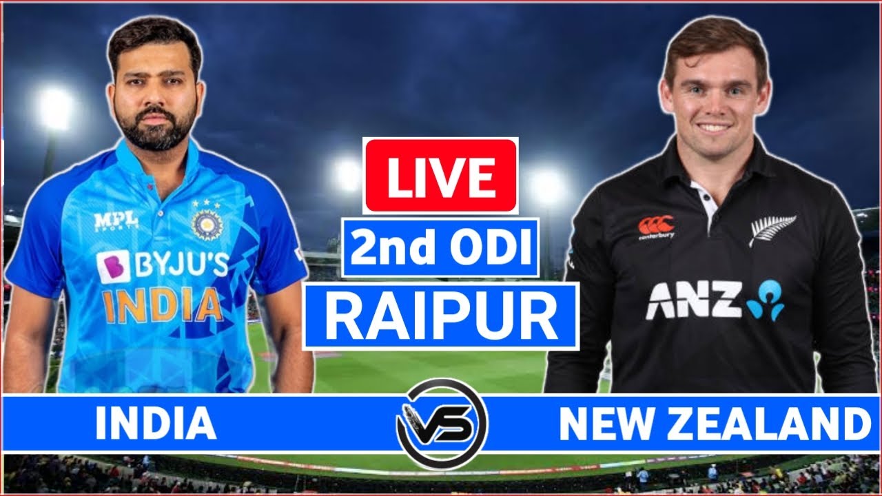 India vs New Zealand 2nd ODI Live Scores IND vs NZ 2nd ODI Live Scores and Commentary 2nd Innings