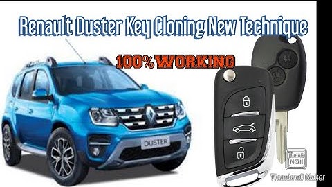 Renault Duster Key Cloning New Technique 100% Working SUPER REMOTE/Logan verito Nissan terrano