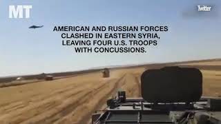 حادثه بین موتر نیروی هاق روسیه و امریکا در سوریه چهار زخمی بجا گذاشت