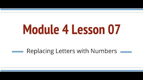 Grade 6, Module 4 Lesson 07