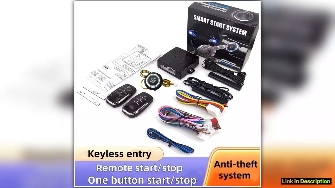 Car Alarm keyless entry start Systems Remote Central Door Lock Keyless System Auto Car SUV