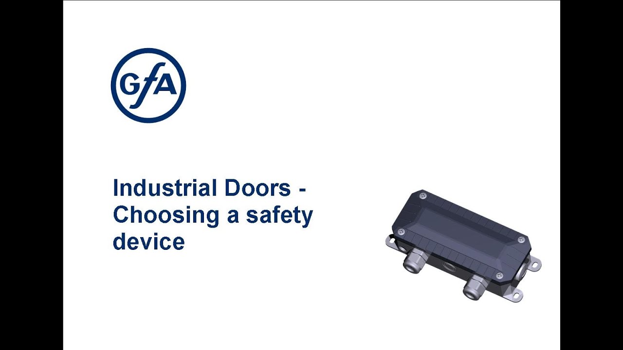 Industrial Doors Choosing a Safety Device YouTube