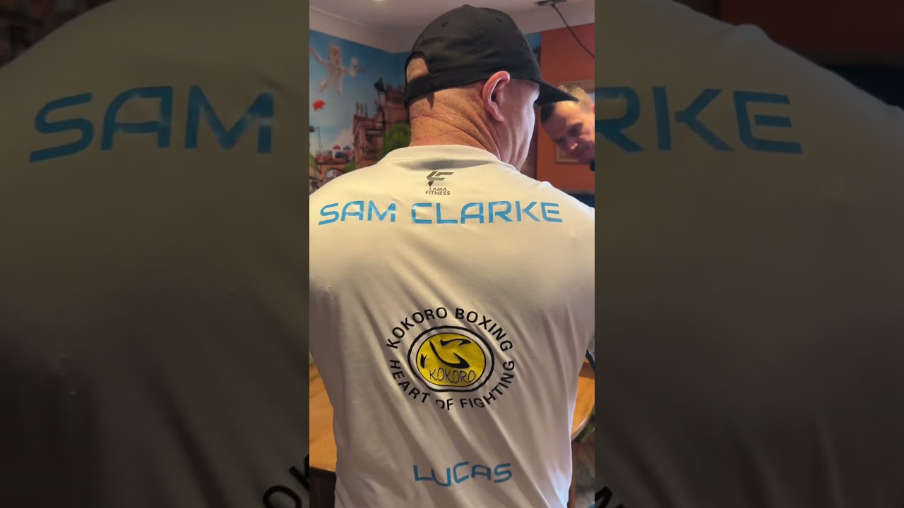 Sam Clarke to his son ahead British title fight against 