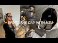 Spend the day with me vlog morning routine workout class snack run dinner self care