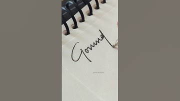 G letter Signature Style 😍| Govind🌷| Elite Calligraphy #ytshorts #viral #shorts