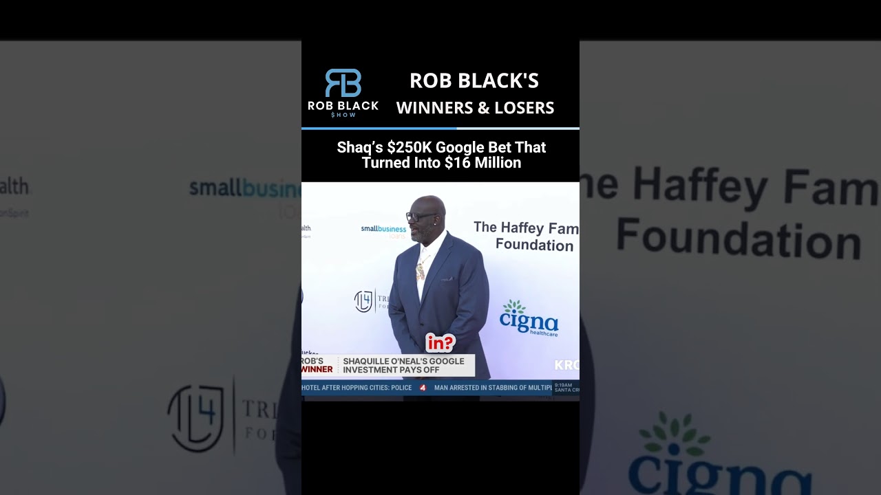 Shaq’s $250K Google Bet That Turned Into $16 Million #stockmarket #trending #reels #google