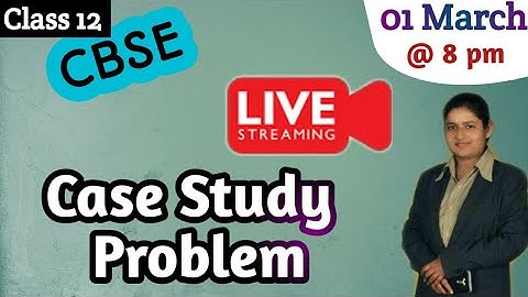 Case study Live discussion by Er. Akriti mam | Class 12 Maths | CBSE | Mission 80 out of 80 |